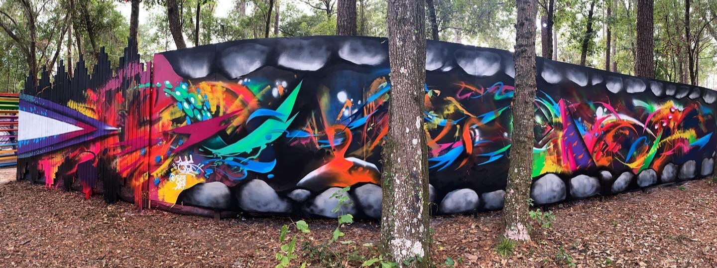 Hulaween Music Festival Mural - Side 2