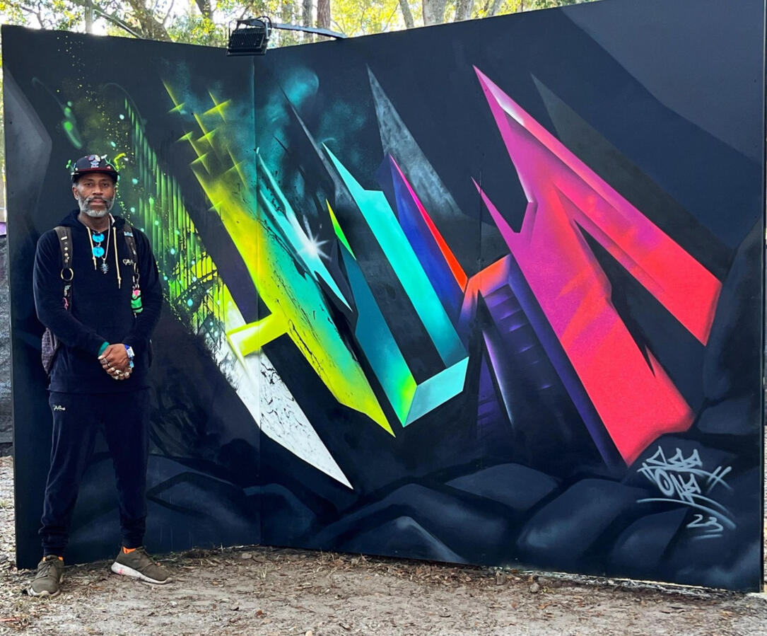 Hulaween Music Festival Mural