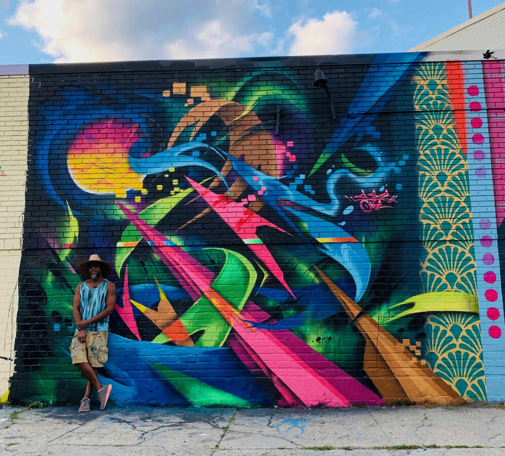 Welling Court Mural 2019