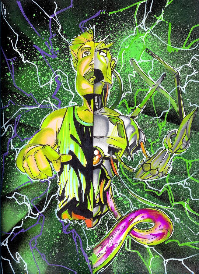 Traditional Illustration, Markers on Archival Paper