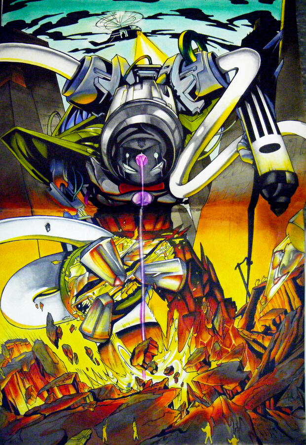 Traditional Illustration, Markers on Archival Paper