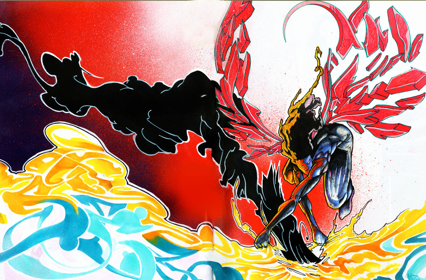 Traditional Illustration, Markers on Archival Paper