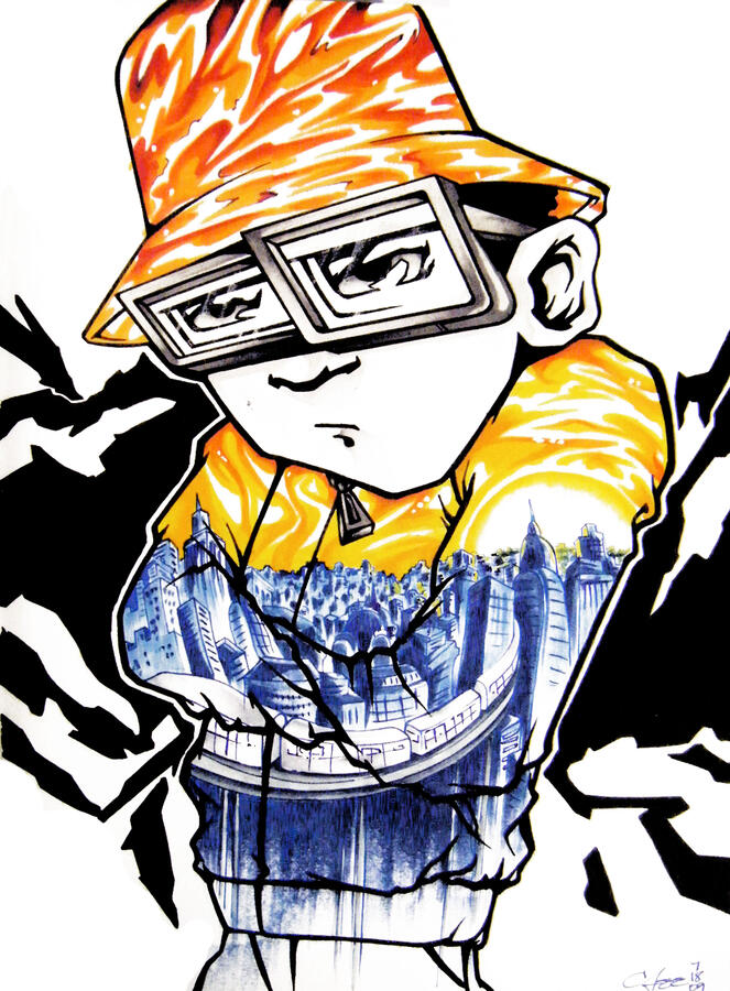 Traditional Illustration, Markers on Archival Paper