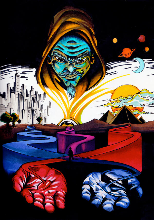 Traditional Illustration, Markers on Archival Paper