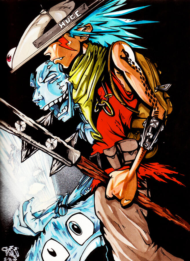 Traditional Illustration, Markers on Archival Paper